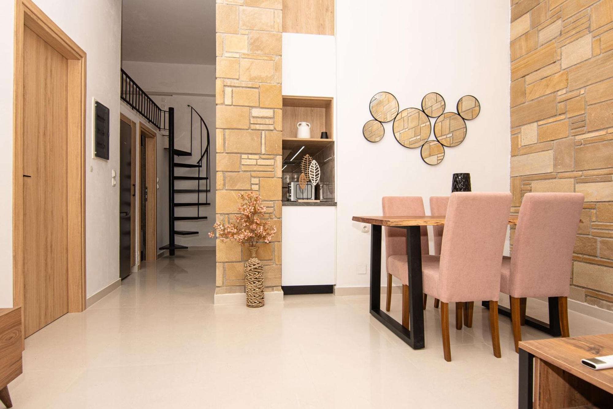 Rikanthos Stone Sea View Apartment Ιι กิสเซมอส ภายนอก รูปภาพ