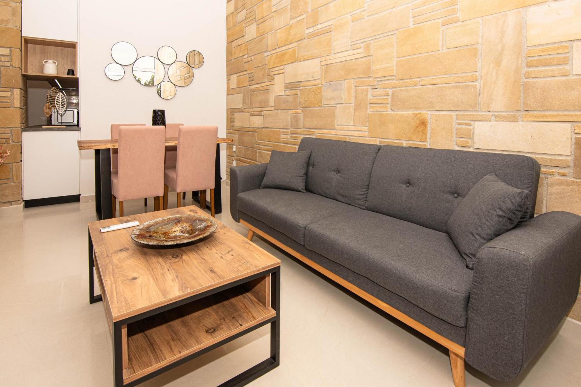 Rikanthos Stone Sea View Apartment Ιι กิสเซมอส ภายนอก รูปภาพ