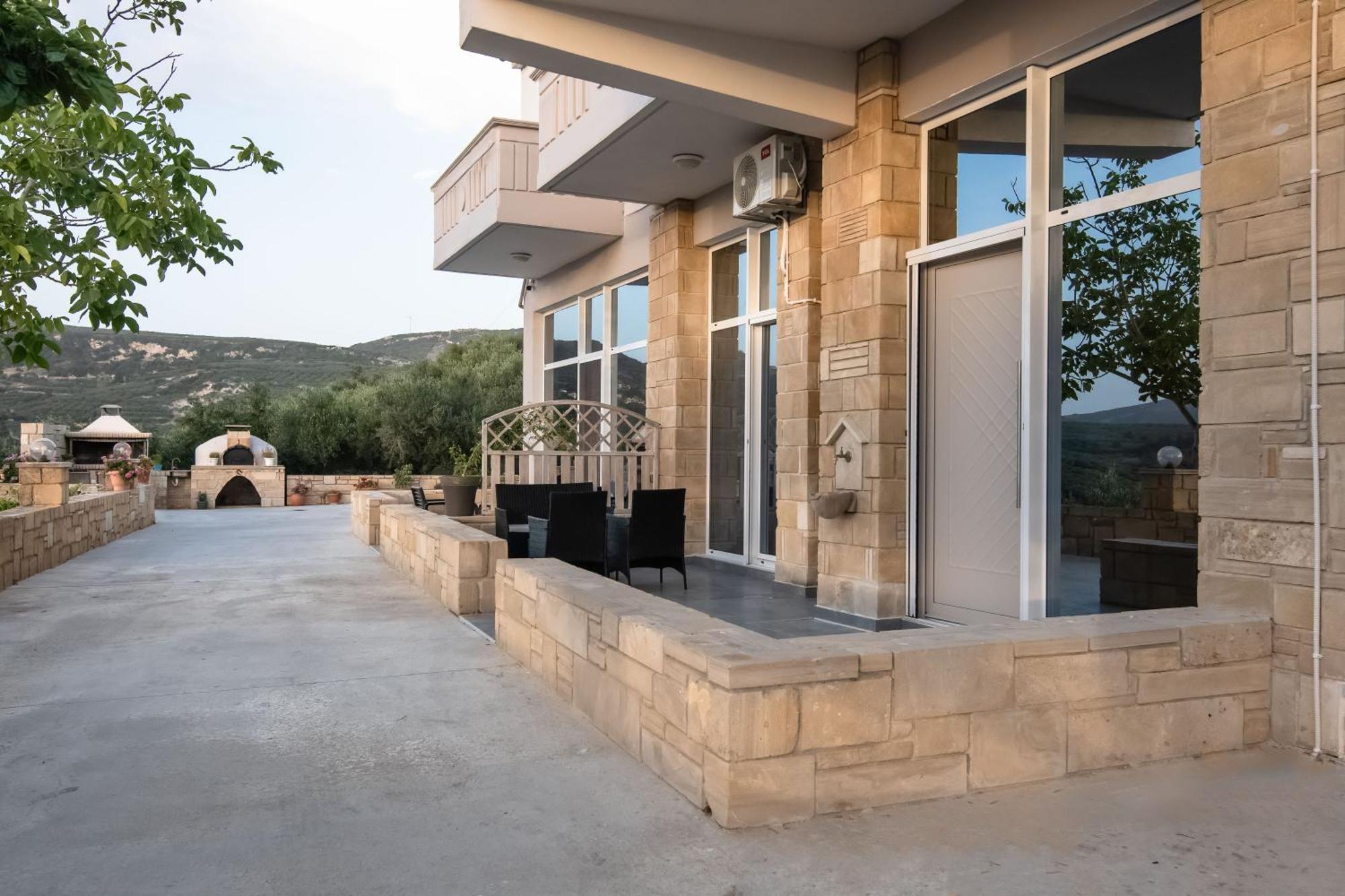Rikanthos Stone Sea View Apartment Ιι กิสเซมอส ภายนอก รูปภาพ